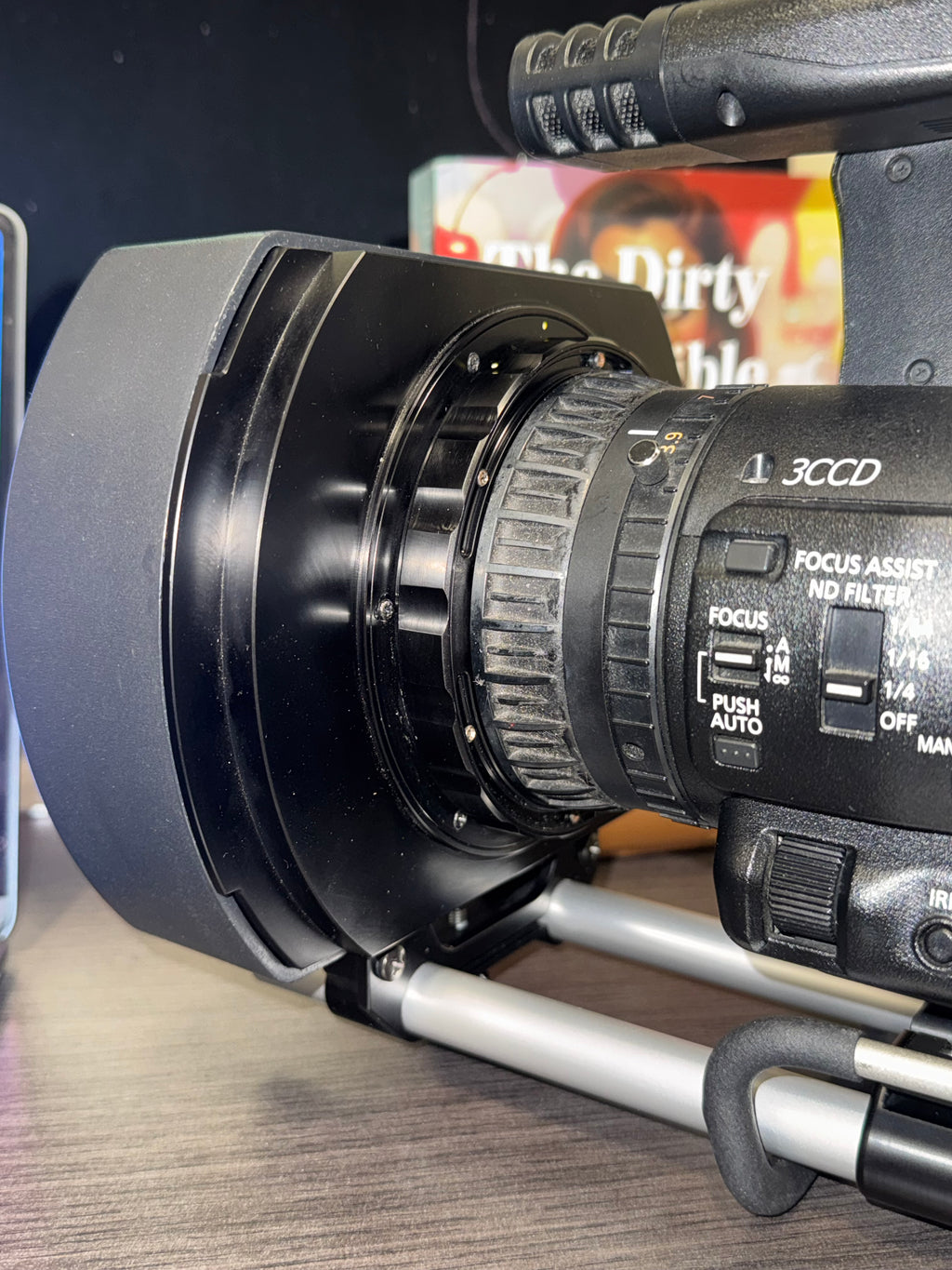 HVX to HPX Xtreme Fisheye Adapting Plate